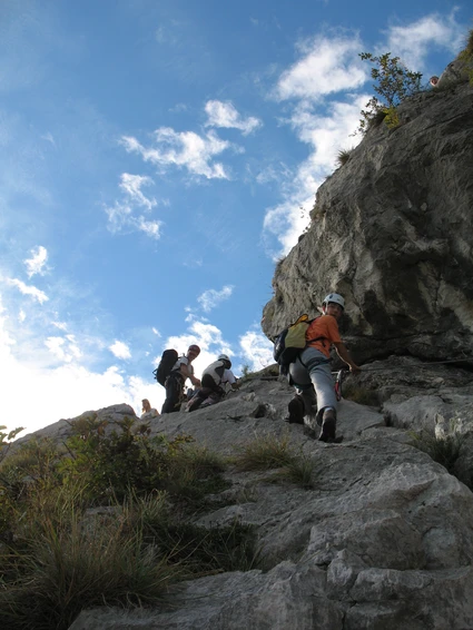 Leichter Klettersteig Colodri bei Arco am Gardasee 10